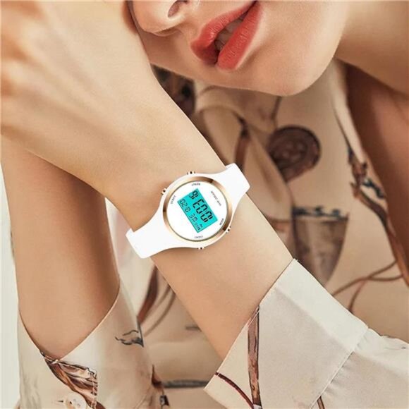 Outdoor Sport Watches Alarm Clock 5Bar Waterproof LED Digital Watch - Picture 6 of 7